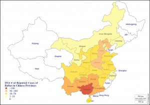 Rabies in China, Guangxi